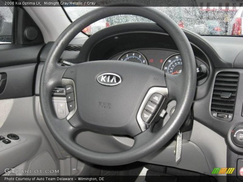 Midnight Gray Metallic / Gray 2008 Kia Optima LX