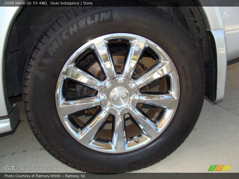 Silver Indulgence / Stone 2008 Infiniti QX 56 4WD
