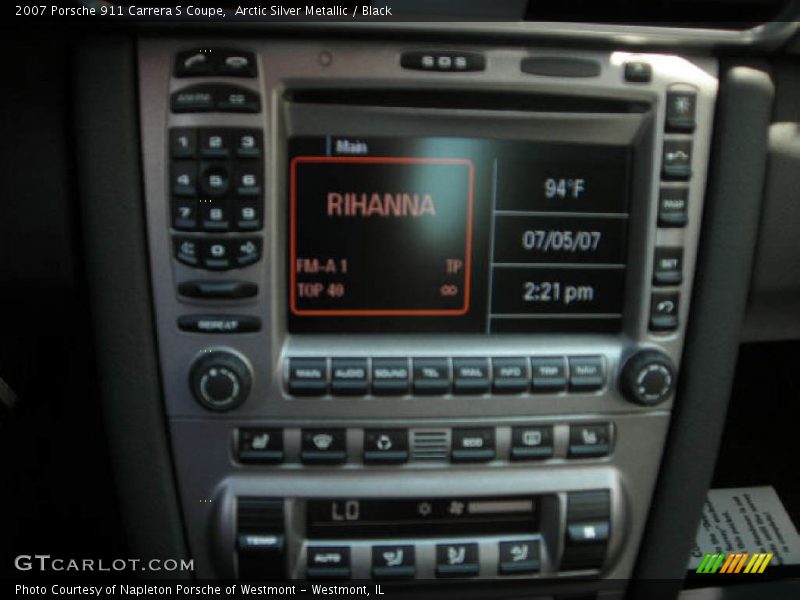 Arctic Silver Metallic / Black 2007 Porsche 911 Carrera S Coupe