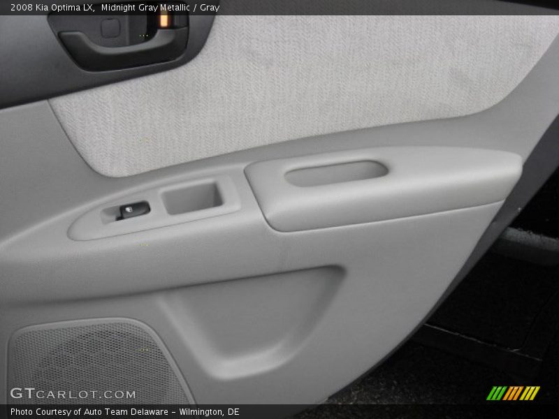 Midnight Gray Metallic / Gray 2008 Kia Optima LX