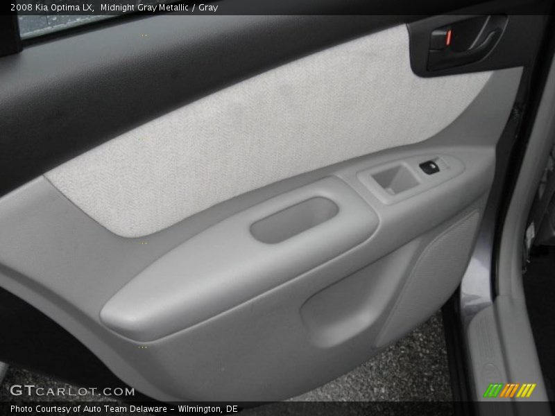 Midnight Gray Metallic / Gray 2008 Kia Optima LX