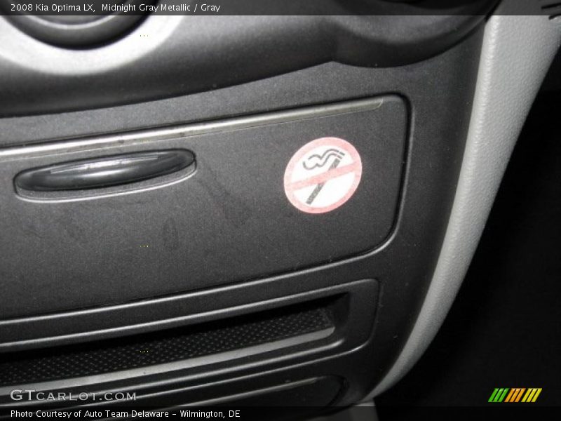 Midnight Gray Metallic / Gray 2008 Kia Optima LX