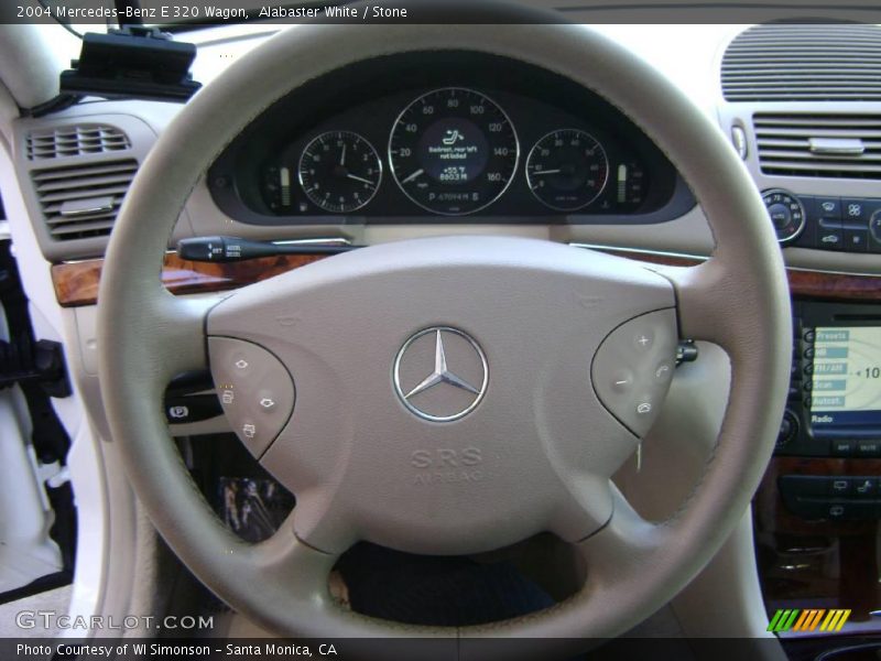 Alabaster White / Stone 2004 Mercedes-Benz E 320 Wagon