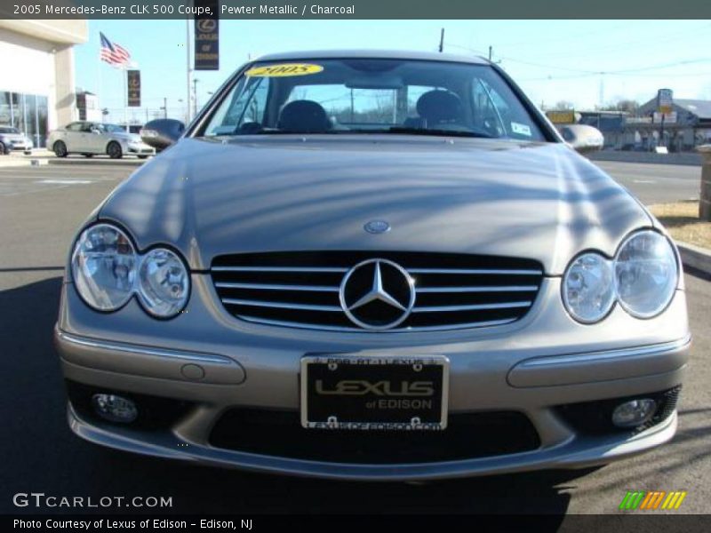 Pewter Metallic / Charcoal 2005 Mercedes-Benz CLK 500 Coupe