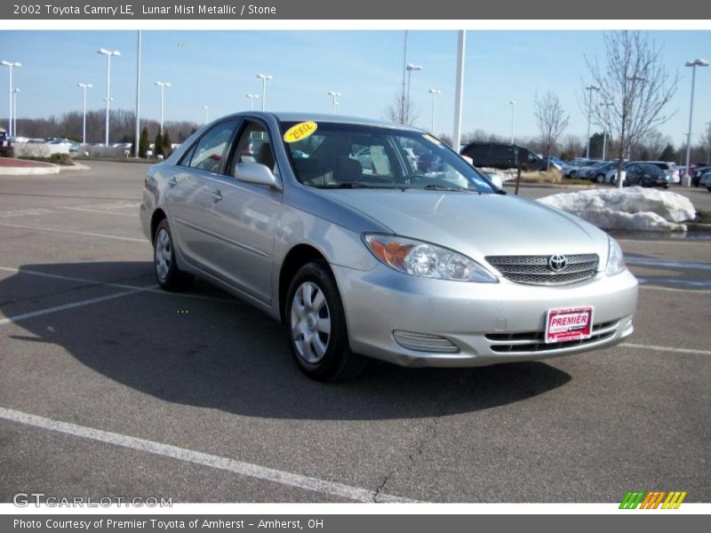 Lunar Mist Metallic / Stone 2002 Toyota Camry LE