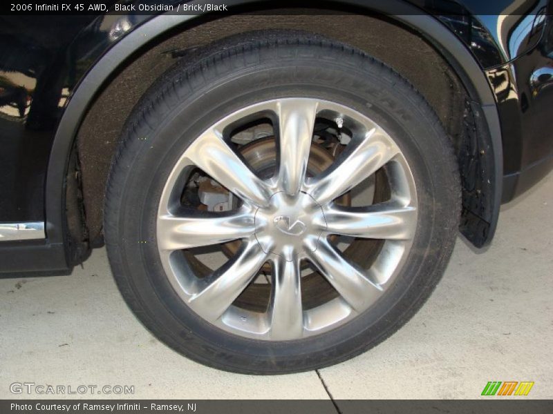 Black Obsidian / Brick/Black 2006 Infiniti FX 45 AWD