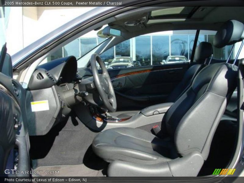 Pewter Metallic / Charcoal 2005 Mercedes-Benz CLK 500 Coupe