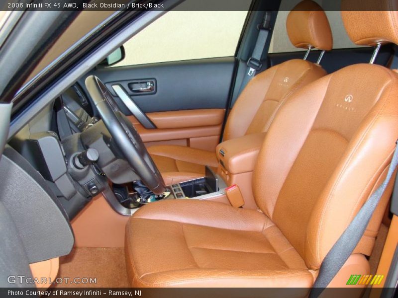 Black Obsidian / Brick/Black 2006 Infiniti FX 45 AWD