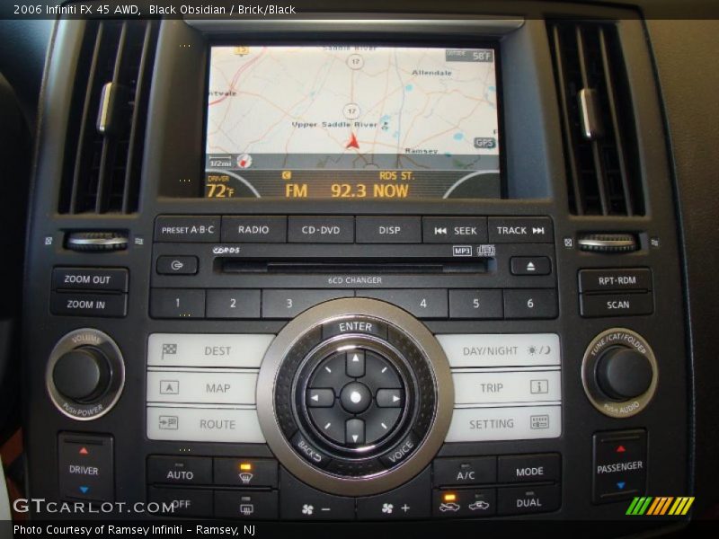Black Obsidian / Brick/Black 2006 Infiniti FX 45 AWD