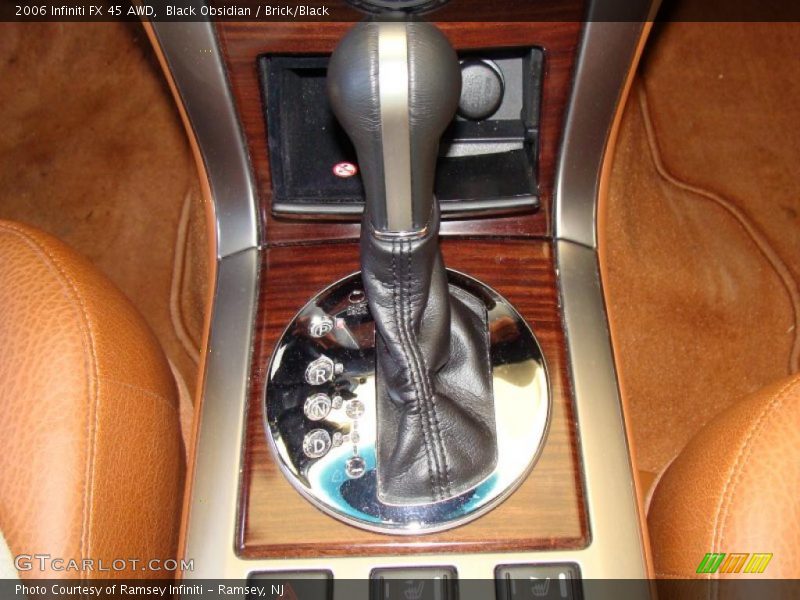 Black Obsidian / Brick/Black 2006 Infiniti FX 45 AWD