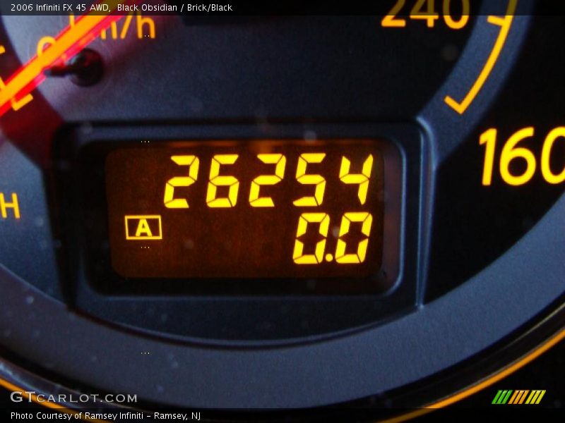 Black Obsidian / Brick/Black 2006 Infiniti FX 45 AWD