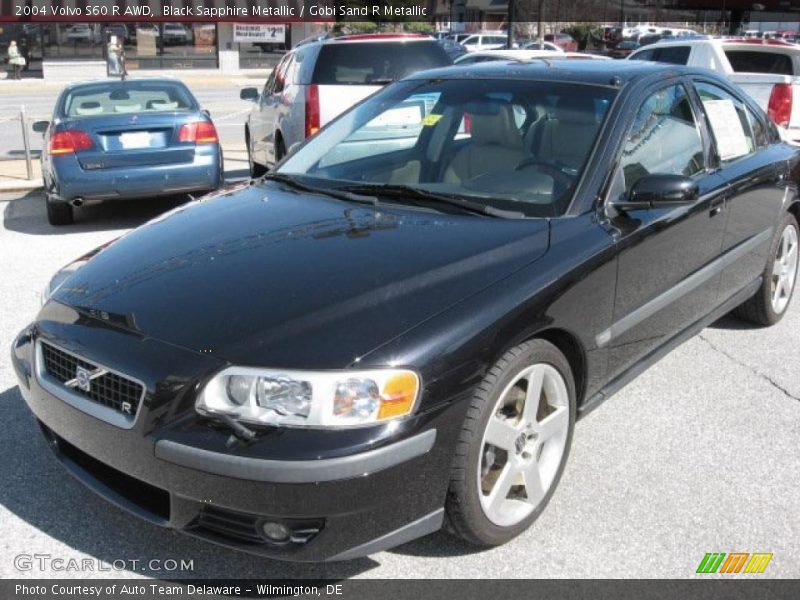 Black Sapphire Metallic / Gobi Sand R Metallic 2004 Volvo S60 R AWD