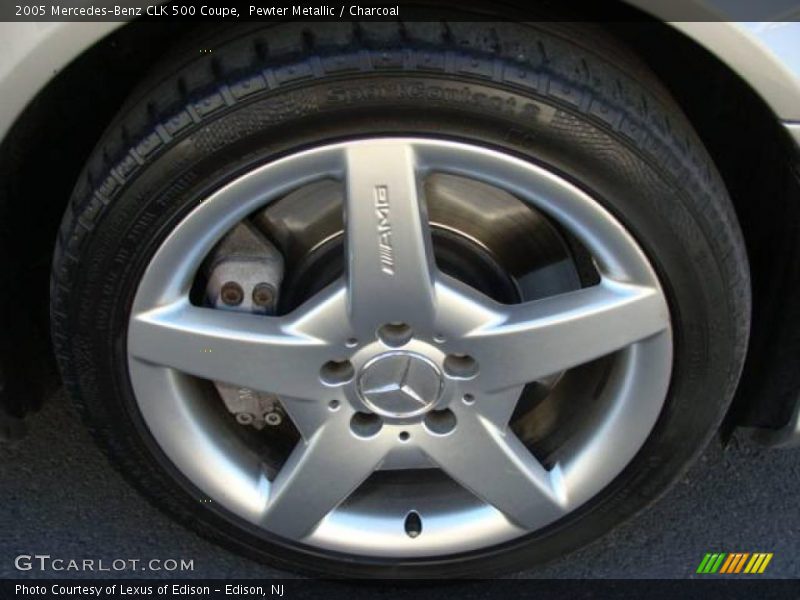 Pewter Metallic / Charcoal 2005 Mercedes-Benz CLK 500 Coupe