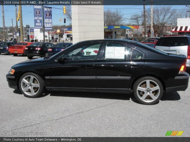 Black Sapphire Metallic / Gobi Sand R Metallic 2004 Volvo S60 R AWD