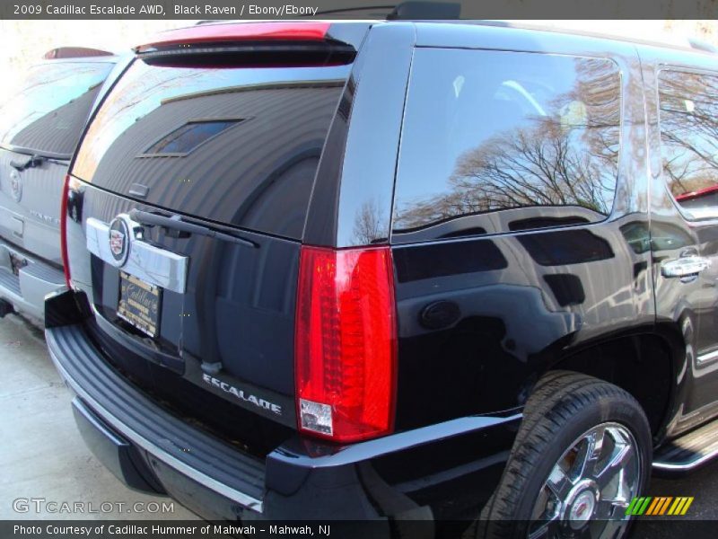 Black Raven / Ebony/Ebony 2009 Cadillac Escalade AWD