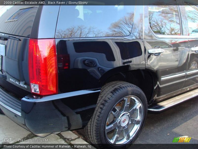 Black Raven / Ebony/Ebony 2009 Cadillac Escalade AWD