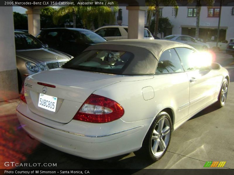 Alabaster White / Ash 2006 Mercedes-Benz CLK 350 Cabriolet