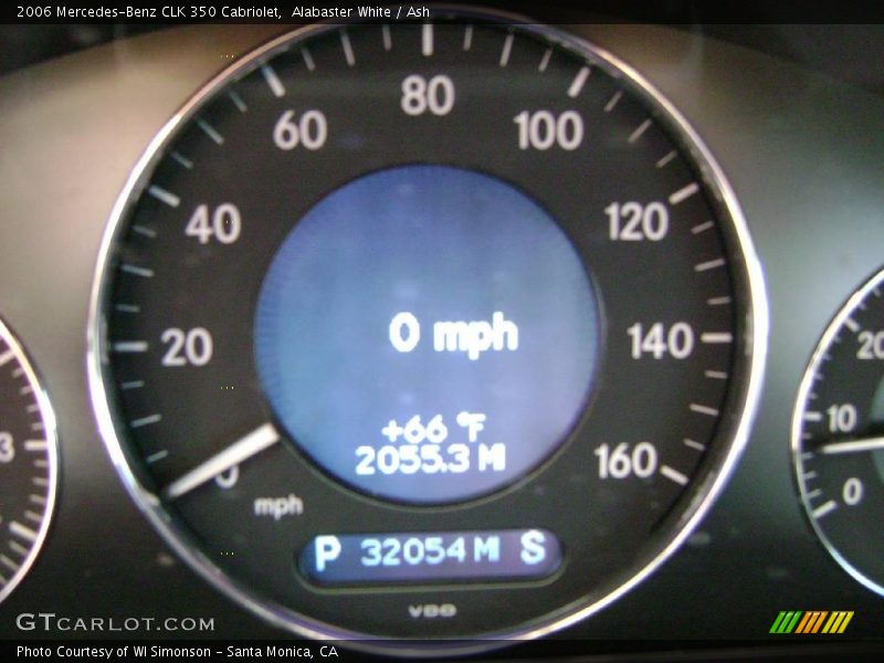 Alabaster White / Ash 2006 Mercedes-Benz CLK 350 Cabriolet