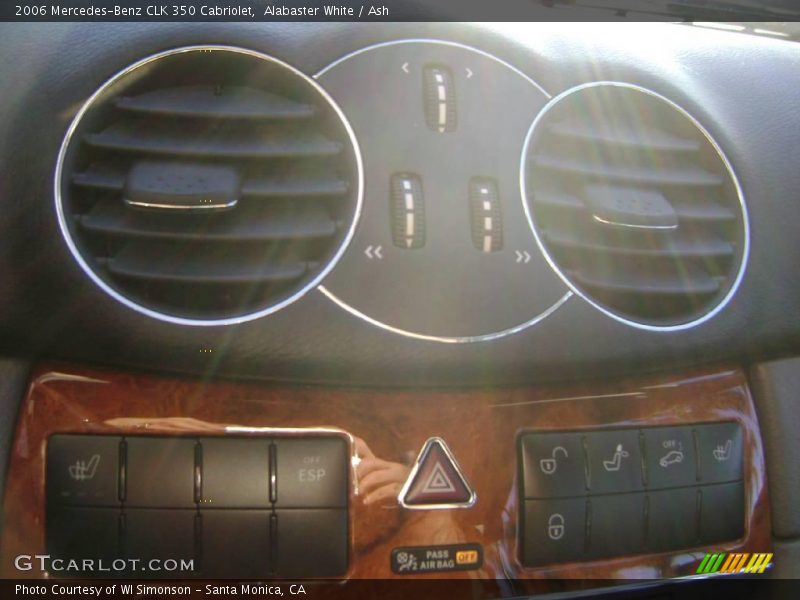 Alabaster White / Ash 2006 Mercedes-Benz CLK 350 Cabriolet