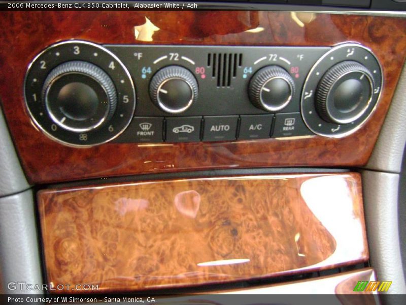 Alabaster White / Ash 2006 Mercedes-Benz CLK 350 Cabriolet