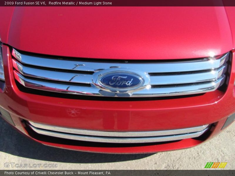 Redfire Metallic / Medium Light Stone 2009 Ford Fusion SE V6