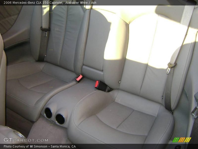 Alabaster White / Ash 2006 Mercedes-Benz CLK 350 Cabriolet