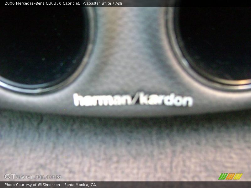 Alabaster White / Ash 2006 Mercedes-Benz CLK 350 Cabriolet