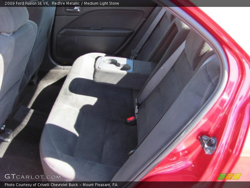 Redfire Metallic / Medium Light Stone 2009 Ford Fusion SE V6
