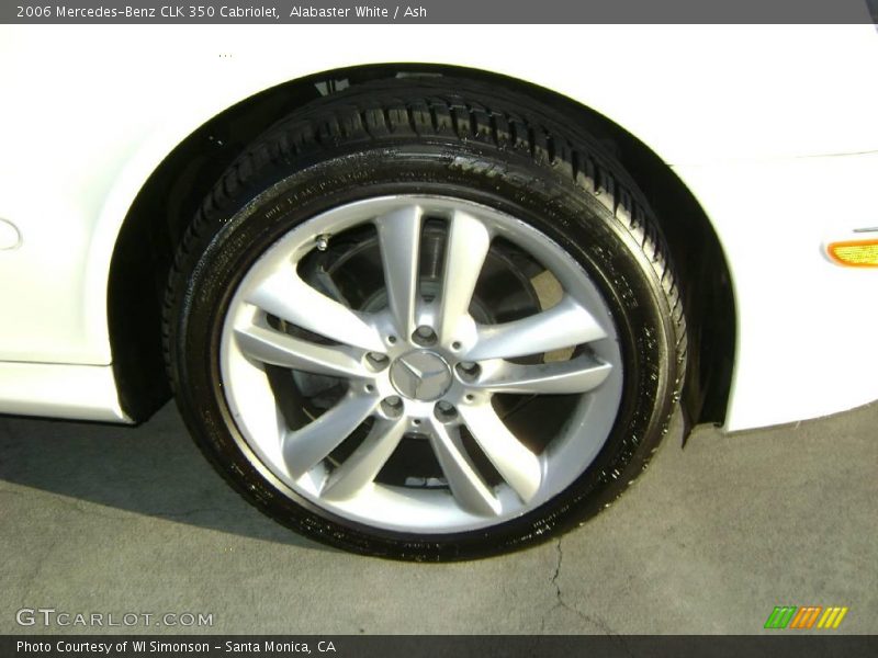 Alabaster White / Ash 2006 Mercedes-Benz CLK 350 Cabriolet