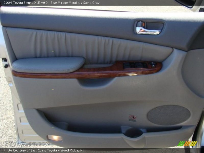 Blue Mirage Metallic / Stone Gray 2004 Toyota Sienna XLE AWD