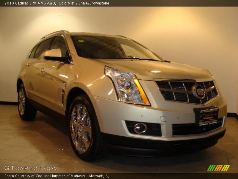 Gold Mist / Shale/Brownstone 2010 Cadillac SRX 4 V6 AWD