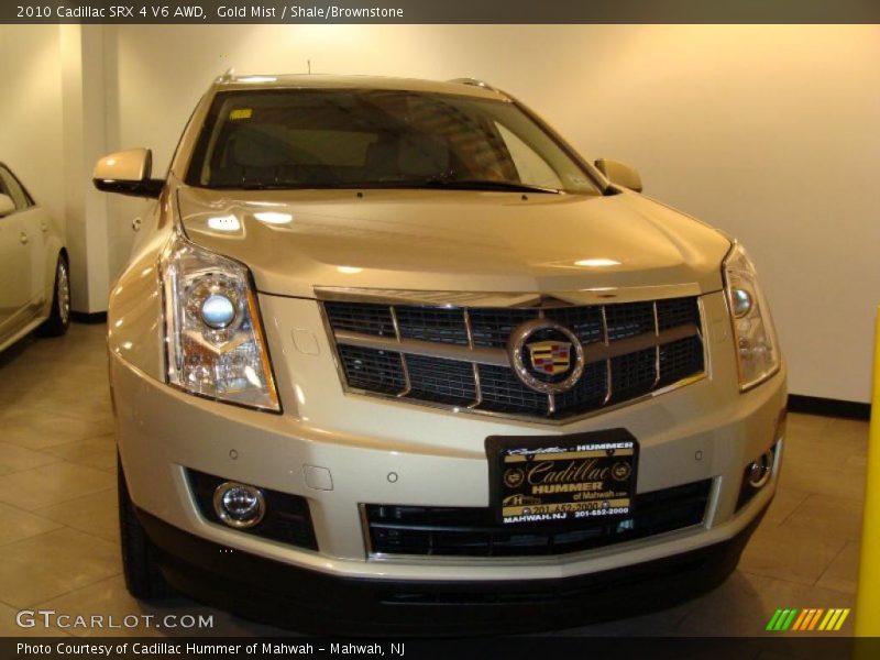Gold Mist / Shale/Brownstone 2010 Cadillac SRX 4 V6 AWD