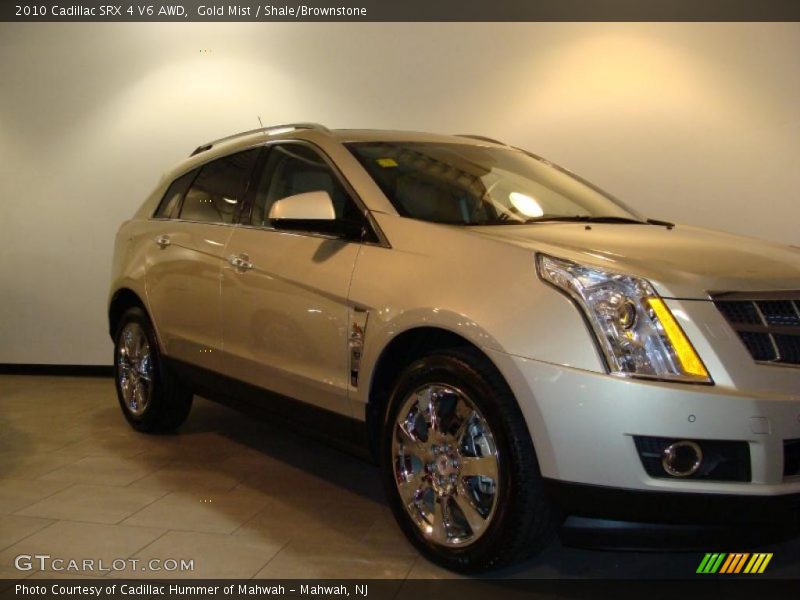 Gold Mist / Shale/Brownstone 2010 Cadillac SRX 4 V6 AWD