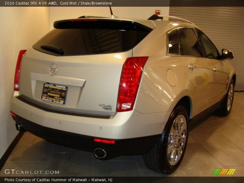 Gold Mist / Shale/Brownstone 2010 Cadillac SRX 4 V6 AWD