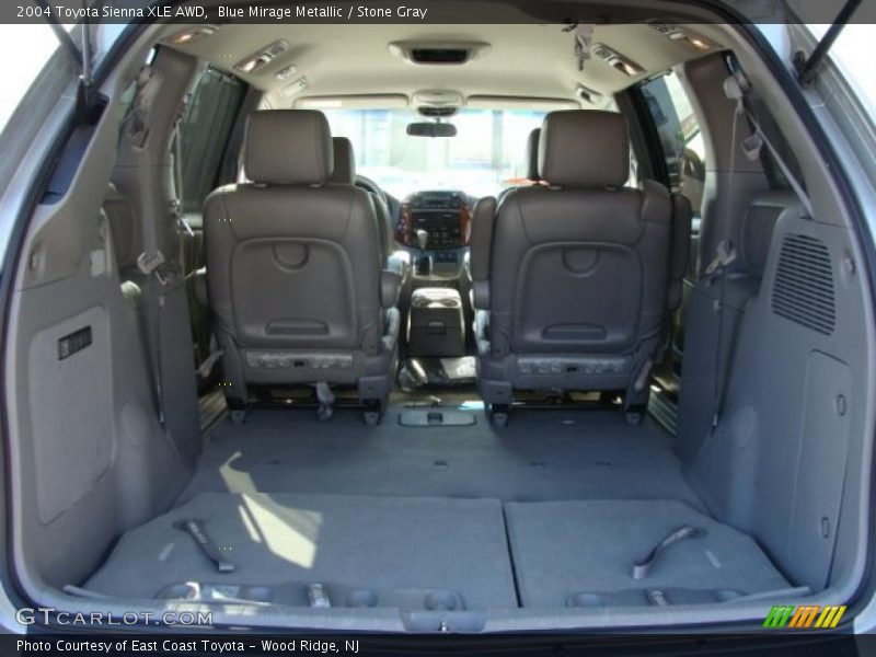 Blue Mirage Metallic / Stone Gray 2004 Toyota Sienna XLE AWD
