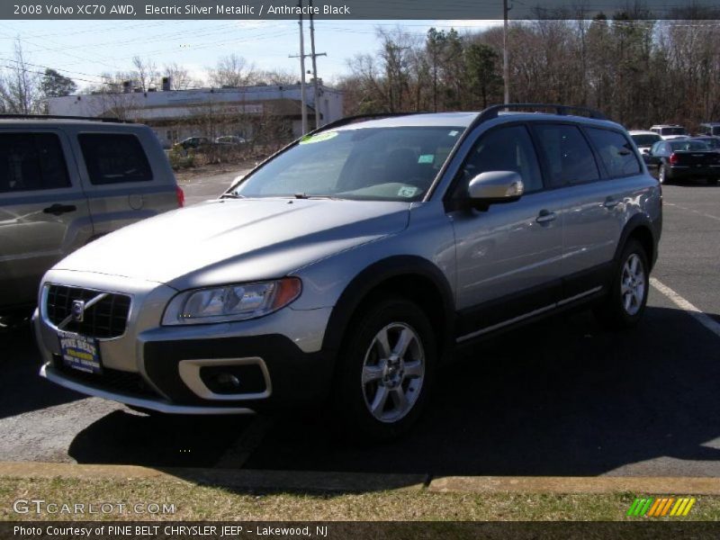 Electric Silver Metallic / Anthracite Black 2008 Volvo XC70 AWD