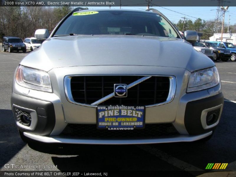Electric Silver Metallic / Anthracite Black 2008 Volvo XC70 AWD