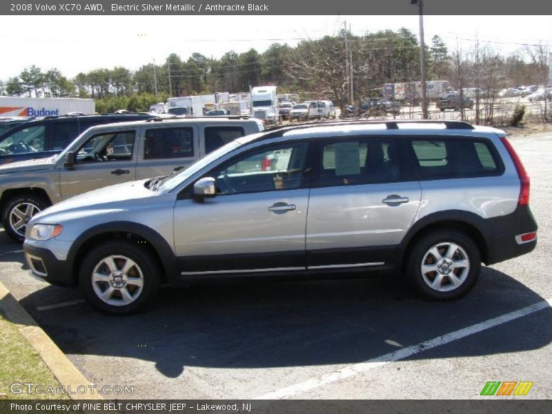 Electric Silver Metallic / Anthracite Black 2008 Volvo XC70 AWD