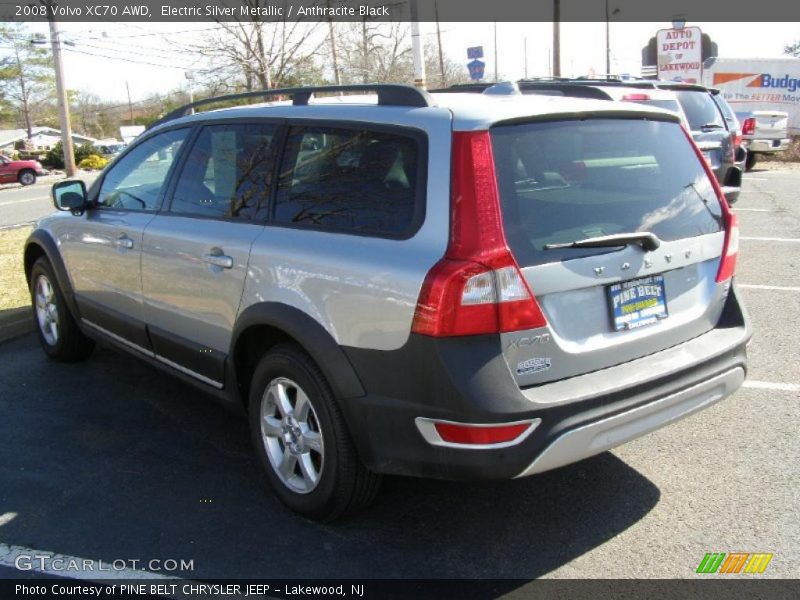Electric Silver Metallic / Anthracite Black 2008 Volvo XC70 AWD