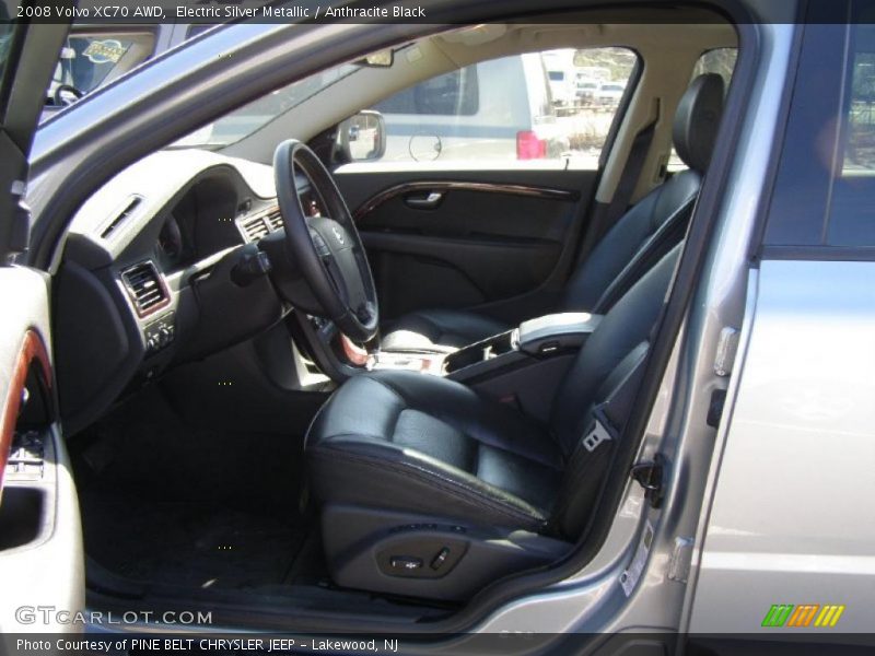 Electric Silver Metallic / Anthracite Black 2008 Volvo XC70 AWD