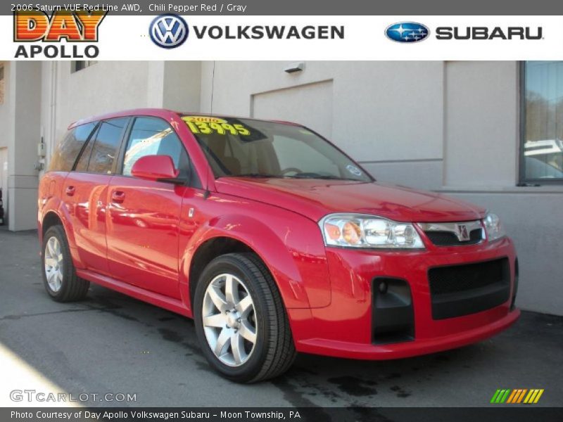 Chili Pepper Red / Gray 2006 Saturn VUE Red Line AWD