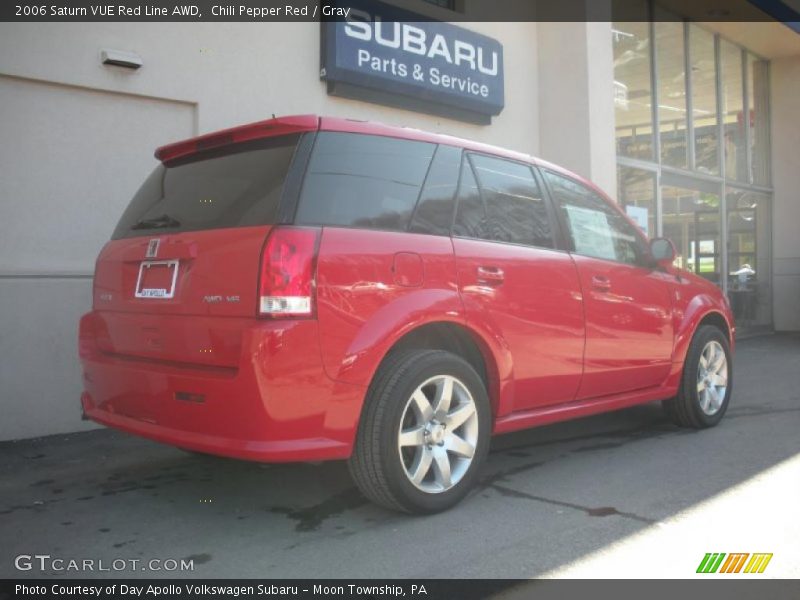 Chili Pepper Red / Gray 2006 Saturn VUE Red Line AWD