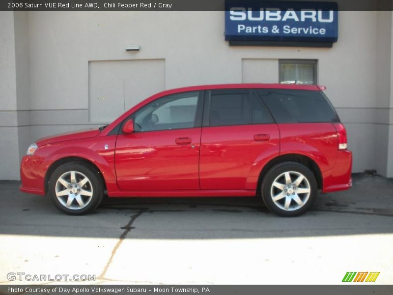 Chili Pepper Red / Gray 2006 Saturn VUE Red Line AWD