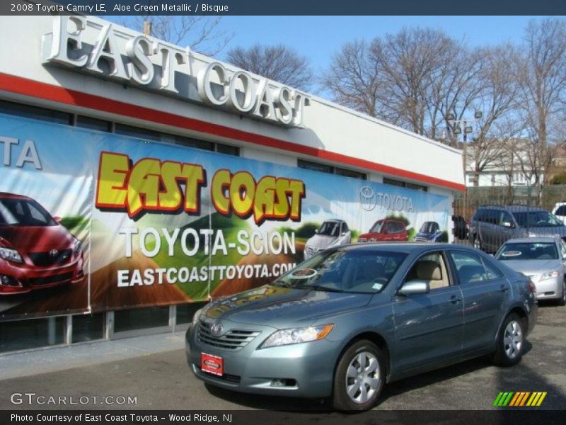 Aloe Green Metallic / Bisque 2008 Toyota Camry LE