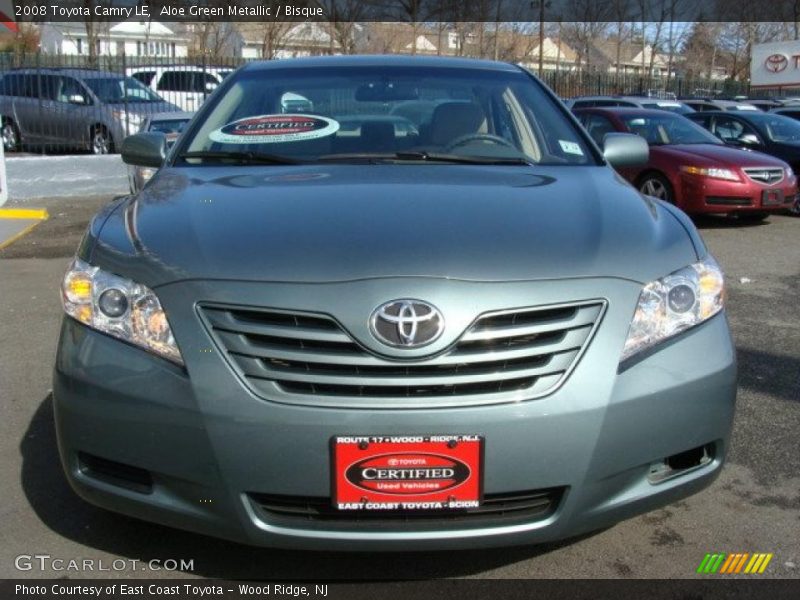 Aloe Green Metallic / Bisque 2008 Toyota Camry LE