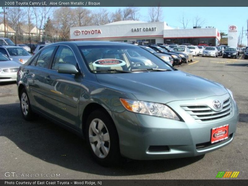 Aloe Green Metallic / Bisque 2008 Toyota Camry LE
