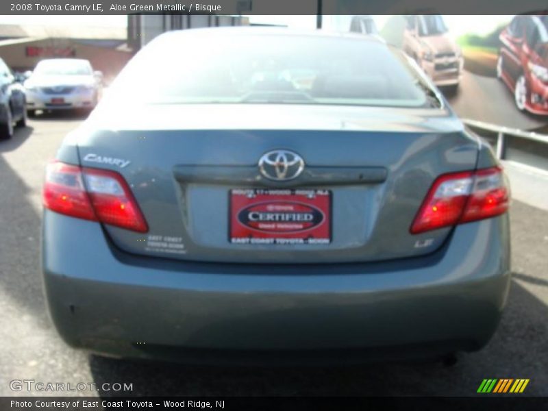 Aloe Green Metallic / Bisque 2008 Toyota Camry LE
