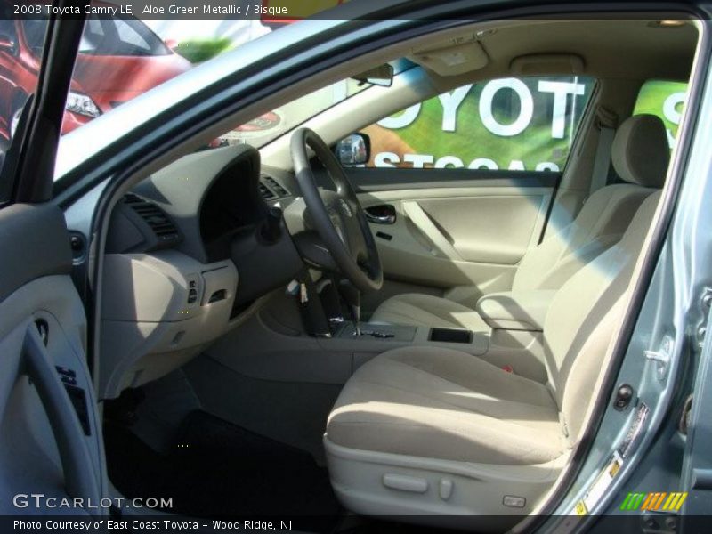 Aloe Green Metallic / Bisque 2008 Toyota Camry LE