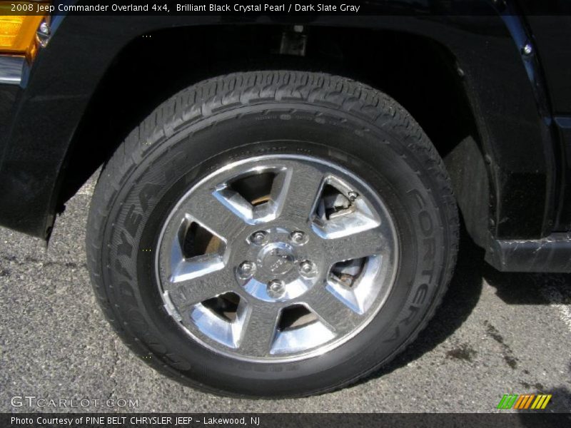 Brilliant Black Crystal Pearl / Dark Slate Gray 2008 Jeep Commander Overland 4x4