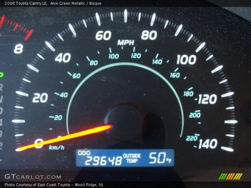 Aloe Green Metallic / Bisque 2008 Toyota Camry LE